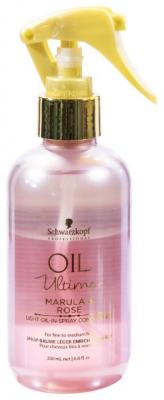 Oil Ultime несмываемый спрей-кондиционер Marula &amp; Rose для тонких и нормальных волос, 200 мл