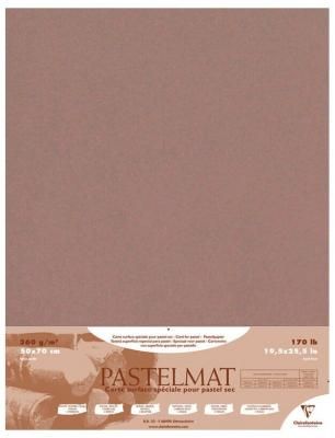 Бумага для пастели Бумага для пастели 5л. 500*700мм Clairefontaine "Pastelmat", 360г/м2, бархат, коричневый