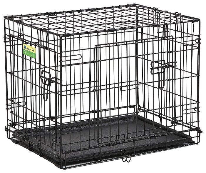 Клетка для собак Midwest Contour 824DD 63х45х50 см черный Клетка для собак Midwest Contour 824DD 63х45х50 см черный