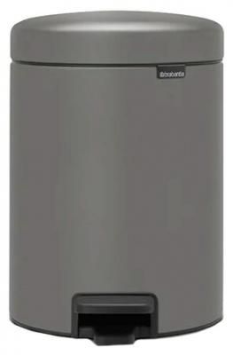 Ведро Brabantia NewIcon, 5 л mineral concrete grey