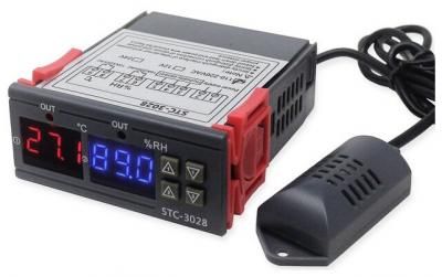 Терморегулятор YIERYI STC-3028 (-20°С~80°С, 110-220V, точность 1C) (Серый)