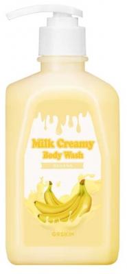 Гель для душа G9SKIN Milk creamy banana, 520 мл