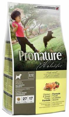 Сухой корм для щенков ProNature Holistic курица с картофелем 2.72 кг