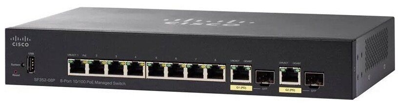 Коммутатор Cisco SF352-08MP