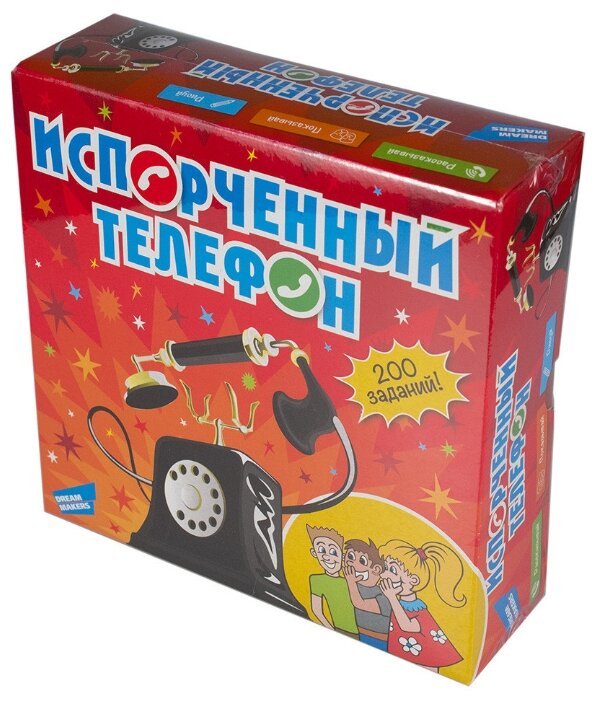 Настольная игра Dream Makers Испорченный телефон (1801H) Настольная игра Dream Makers Испорченный телефон (1801H)