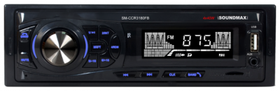 Автомагнитола SoundMAX SM-CCR3180FB, черный