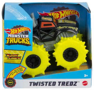 Машинка Hot Wheels Монстр-трак Twisted Tredz GVK37, Костолом/зеленый