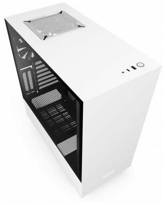 Компьютерный корпус NZXT H510i White/black