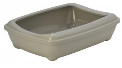Туалет-лоток для кошек Moderna Arist-O-Tray Medium 42х31х13 см светло-серый