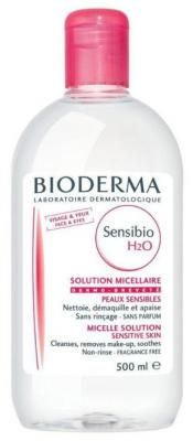 Bioderma мицеллярная вода для снятия макияжа Sensibio H2O Micelle Solution, 500 мл