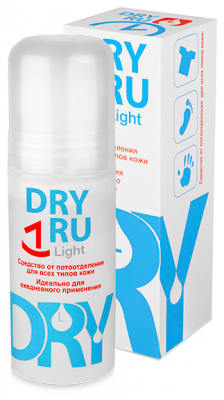 Dry RU антиперспирант, ролик, Light, 50 мл