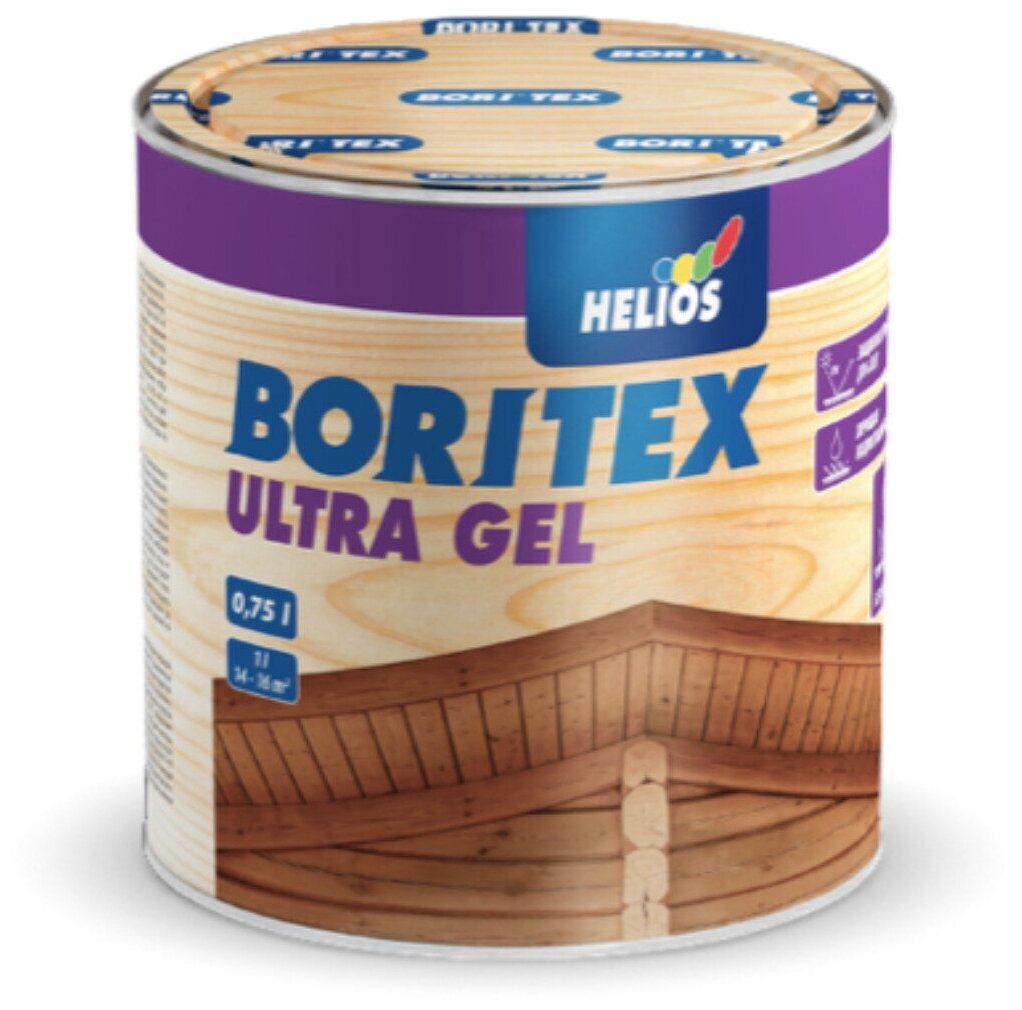 Helios Boritex Ultra Gel 2,5 л №4 Орех купить в Москве, СПб, Новосибирске  по низкой цене