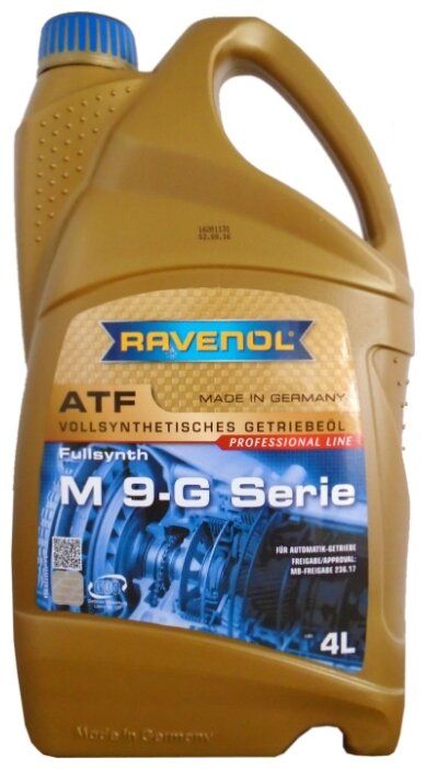 Трансмиссионное масло Ravenol ATF M 9-G Serie 4 л
