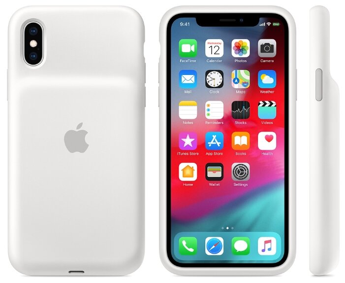 Чехол-аккумулятор Apple Smart Battery Case для Apple iPhone XS белый