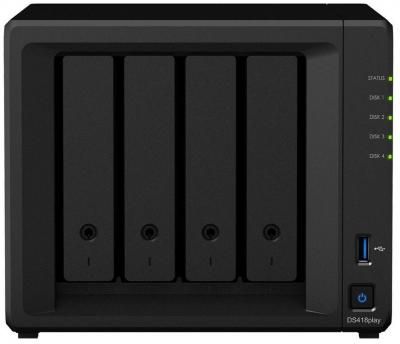 Сетевое хранилище Synology DS920+ черный