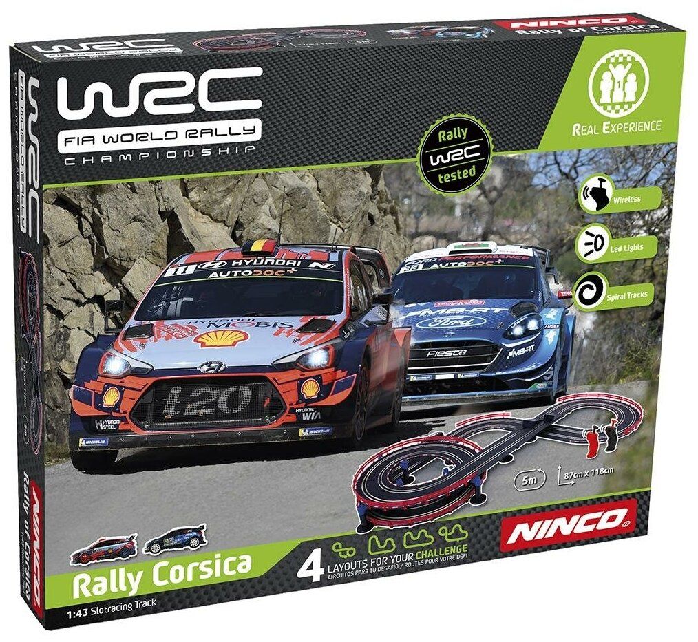 Автотрек Ninco 1:43 WRC Rally Corsica купить в Москве, СПб, Новосибирске по  низкой цене