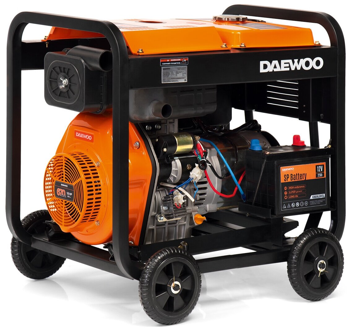 Дизельный генератор Daewoo Power Products DDAE 11000DXE-3 (8200 Вт)