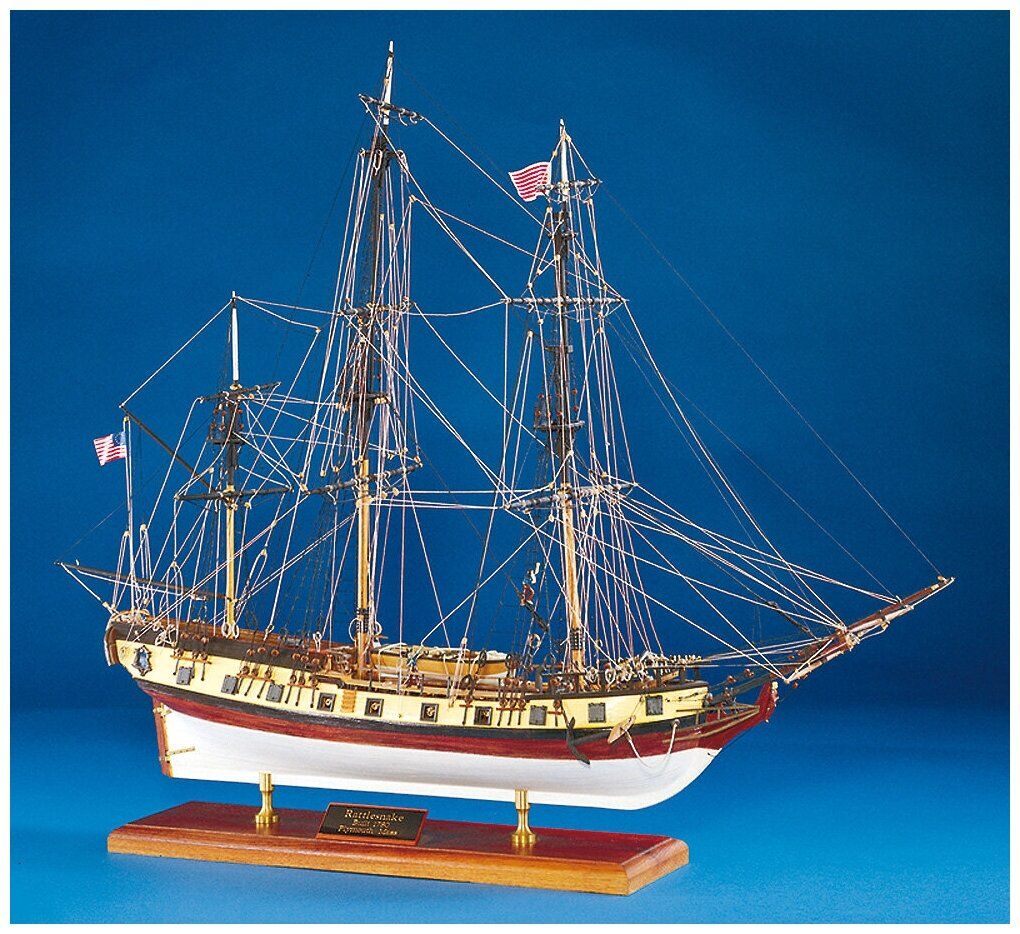 Модель корабля Model Shipways (США) Rattlesnake, Масштаб 1:64, MS2028  купить в Москве, СПб, Новосибирске по низкой цене