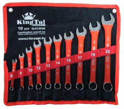 Набор гаечных ключей KingTul (10 предм.) KT-3010K черный/оранжевый