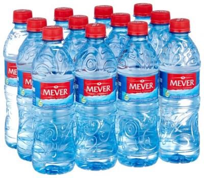 Вода питьевая природная негазированная Мевер, ПЭТ, 12 шт. по 0.5 л