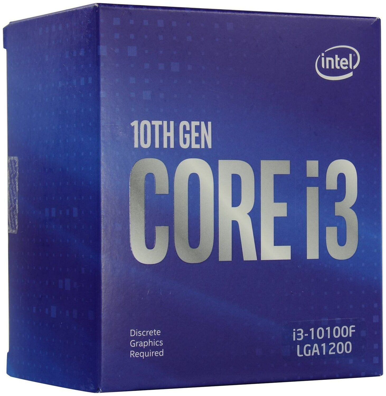 Процессор Intel Core i3-10100F, BOX Процессор Intel Core i3-10100F, BOX
