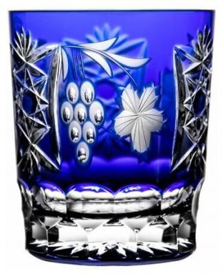 GRAPE Cobalt Blue - Стакан низкий 390 мл, синий, Ajka Crystal