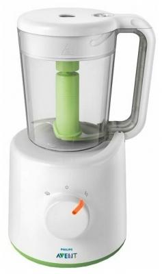 Блендер-пароварка Philips AVENT SCF870 белый/зеленый