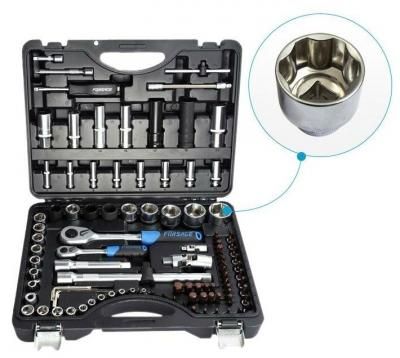 Набор инструментов 94+6пр. Premium 1/4'(12гр 1/2'(14,22мм-12гр. головки глуб 1/2'(сорв. гр