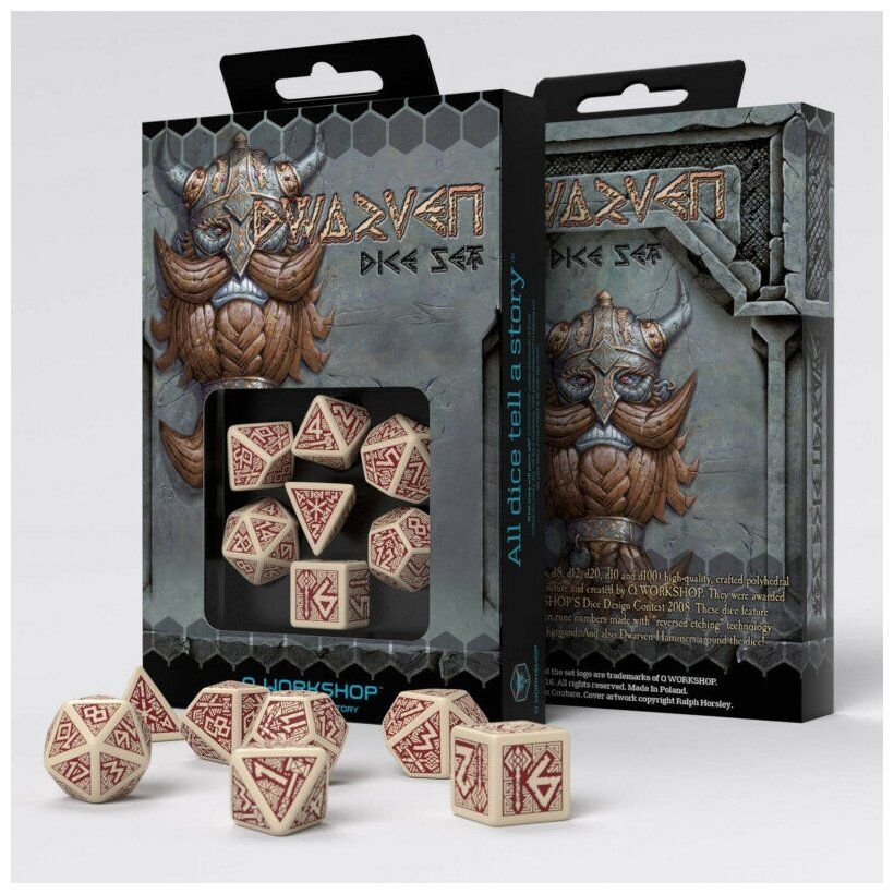 Набор костей. Набор костей для DND. Dwarven dice Set. Набор кубиков для ДНД. Костей набор для ДНД.