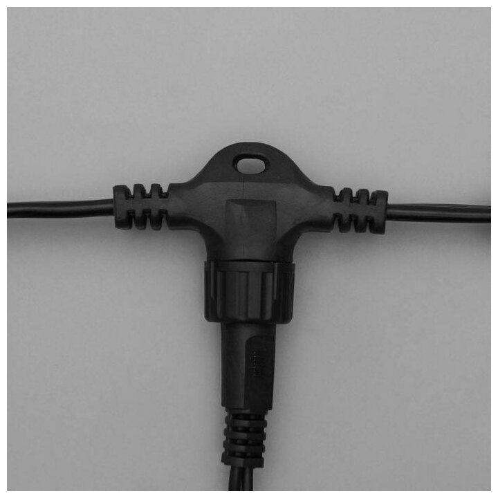 Luazon Lighting Гирлянда "Занавес" 2 х 9 м , IP44, УМС, тёмная нить, 1800 LED, свечение мульти, 220 В Luazon Lighting Гирлянда "Занавес" 2 х 9 м , IP44, УМС, тёмная нить, 1800 LED, свечение мульти, 220 В