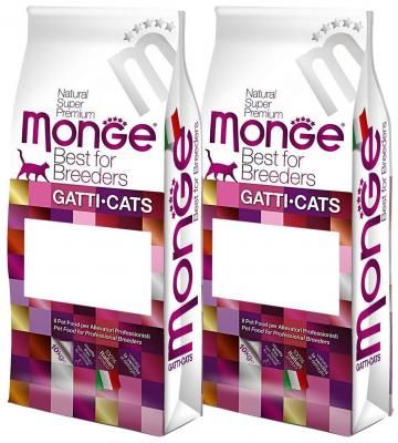 Сухой корм для стерилизованных кошек Monge Natural Superpremium, с курицей 2 шт. х 10 кг