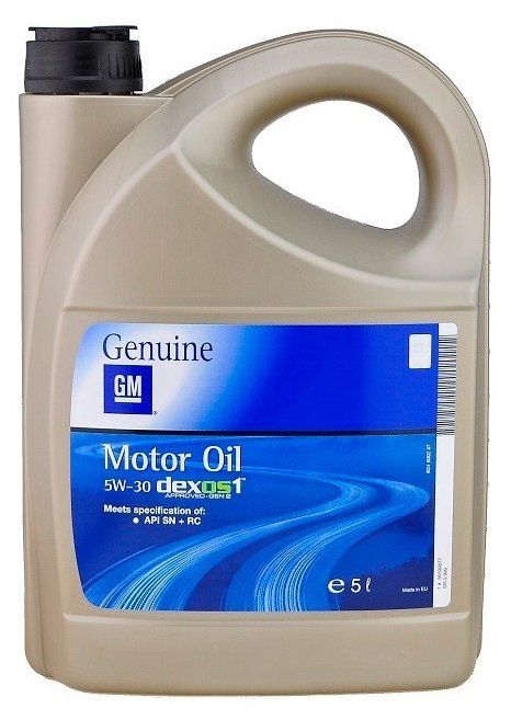 Моторное масло GENERAL MOTORS Dexos1 5W30 5 л Моторное масло GENERAL MOTORS Dexos1 5W30 5 л