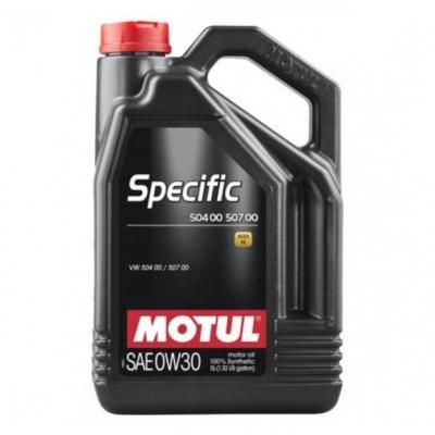 Синтетическое моторное масло Motul Specific 504 00 507 00 0W-30, 5 л