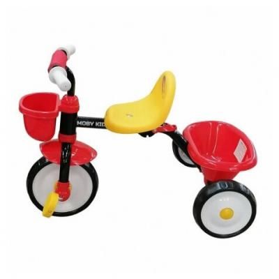 Велосипед 3кол. Primo складной красно-желтый Львенок Moby Kids 646235