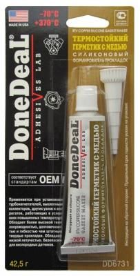 Силиконовый герметик для ремонта автомобиля Done Deal DD6731, 0.042 кг медный