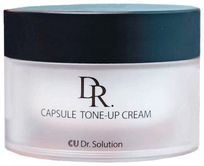 CU Skin CU: Dr. Solution Capsule Tone-Up Cream Обновляющий крем с пептидами и витаминами для лица и глаз, 50 мл