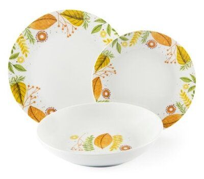 Набор из 18 тарелок Exselsa AUTUMN LEAVES, EX63661 Набор из 18 тарелок Exselsa AUTUMN LEAVES, EX63661