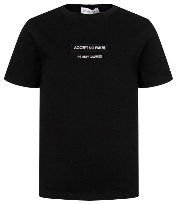 Футболка CALVIN KLEIN размер 140, черный Футболка CALVIN KLEIN размер 140, черный