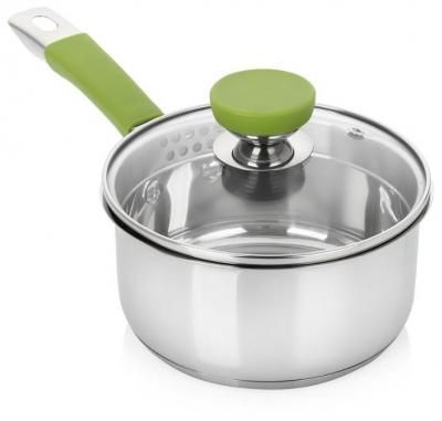 Ковш Attribute Lime 1,5 л, серебристый/зеленый