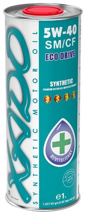 Моторное масло XADO Atomic Oil 5W-40 SM/CF 1 л Моторное масло XADO Atomic Oil 5W-40 SM/CF 1 л