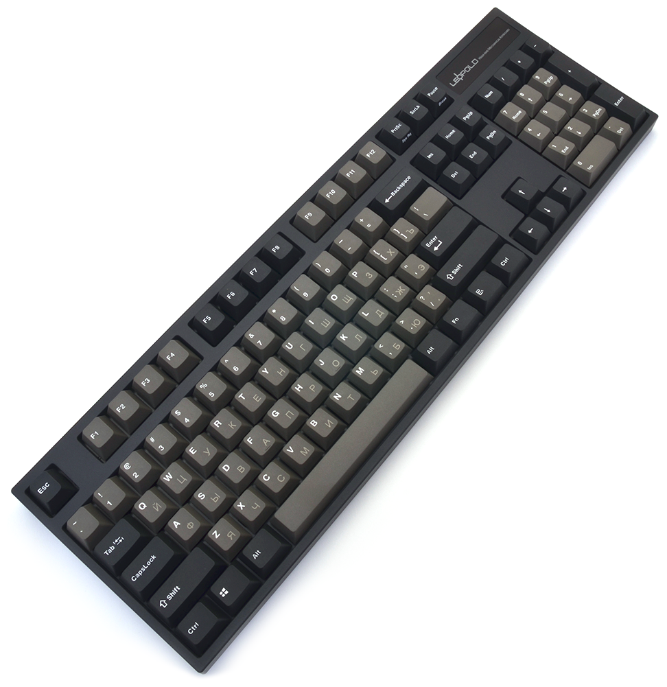 Профессиональная клавиатура Leopold FC900R PD Dark Grey Cherry MX Black  купить в Москве, СПб, Новосибирске по низкой цене