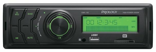 Автомагнитола Prology CMX-100, черная Автомагнитола Prology CMX-100, черная