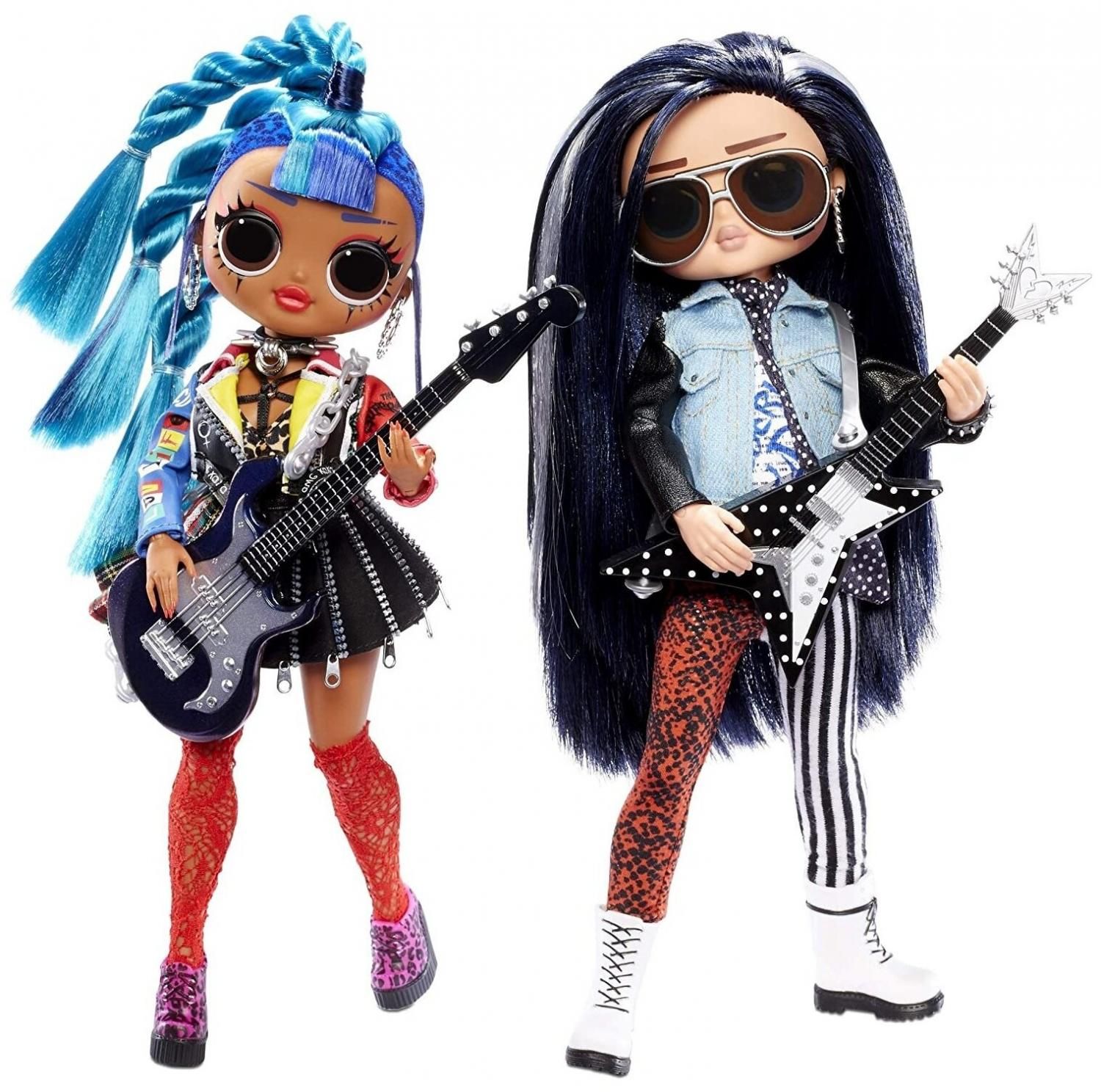 LOLs MGA Entertainment ЛОЛ Сюрприз ОМГ Ремикс Набор кукол Punk Grrrl и  Rocker Boi (L.O.L. Surprise! OMG Remix 2-Pack Punk Grrrl and Rocker Boi)  купить в Москве, СПб, Новосибирске по низкой цене