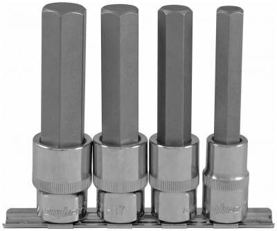 Набор торцевых насадок с вставками HEX 1/2" 4 предмета Ombra 921204