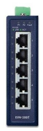 Planet IP30 Compact size 5-Port 10/100TX Fast Ethernet Switch (-40~75 degrees C)