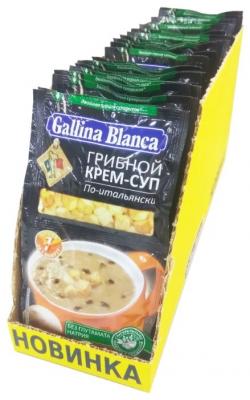 Gallina Blanca Крем-суп 2 в 1 Грибной по-итальянски (24 шт.)