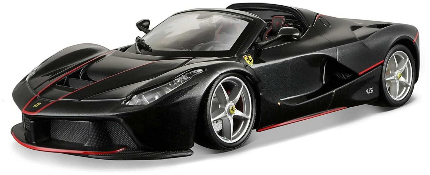 Bburago Коллекционная машинка Феррари 1:43 Ferrari LaFerrari, черная купить  в Москве, СПб, Новосибирске по низкой цене