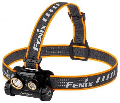 Налобный фонарь Fenix HM65R, 1 x 18650, диод cree XM-L2 U2 / XP-G2 R5, 7 режимов, 163 метра, 1400 люмен (Комплект)