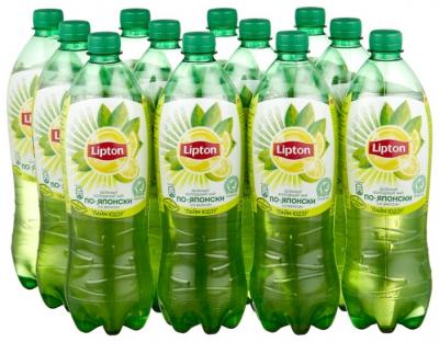 Чай Lipton "По-Японски" Лайм Юдзу, ПЭТ, 1 л, 12 шт.