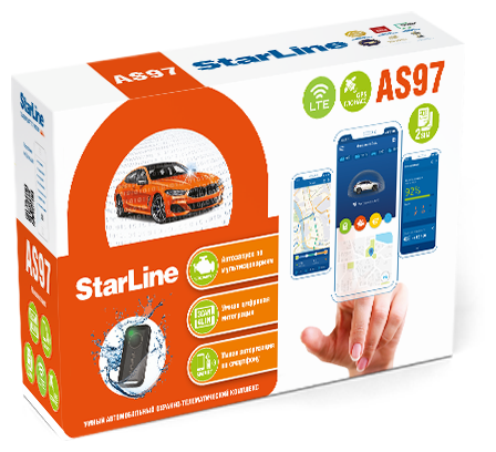 Охранно-телематический комплекс StarLine AS97 2SIM LTE-GPS